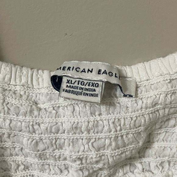 white tank with tie front - Picture 4 of 5